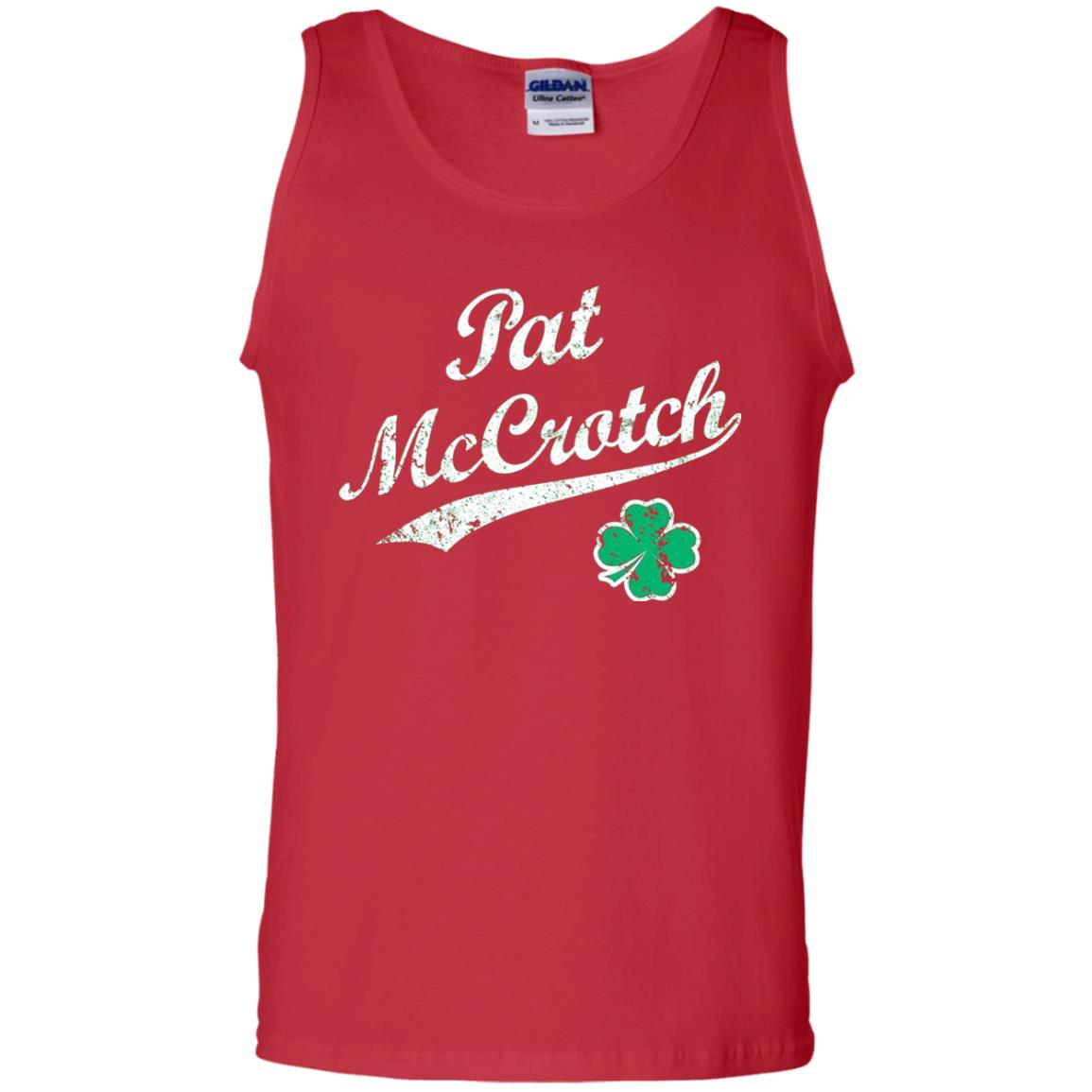 Pat Mccrotch Funny St Patricks Day T-shirt Red
