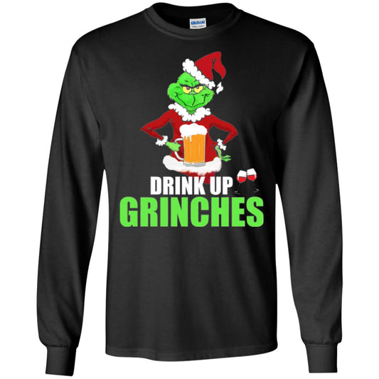Christmas T-shirt Drink Up Grinches Black
