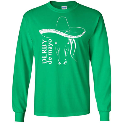 Derby De Mayo Sombrero Horse Race Shirt Irish Green