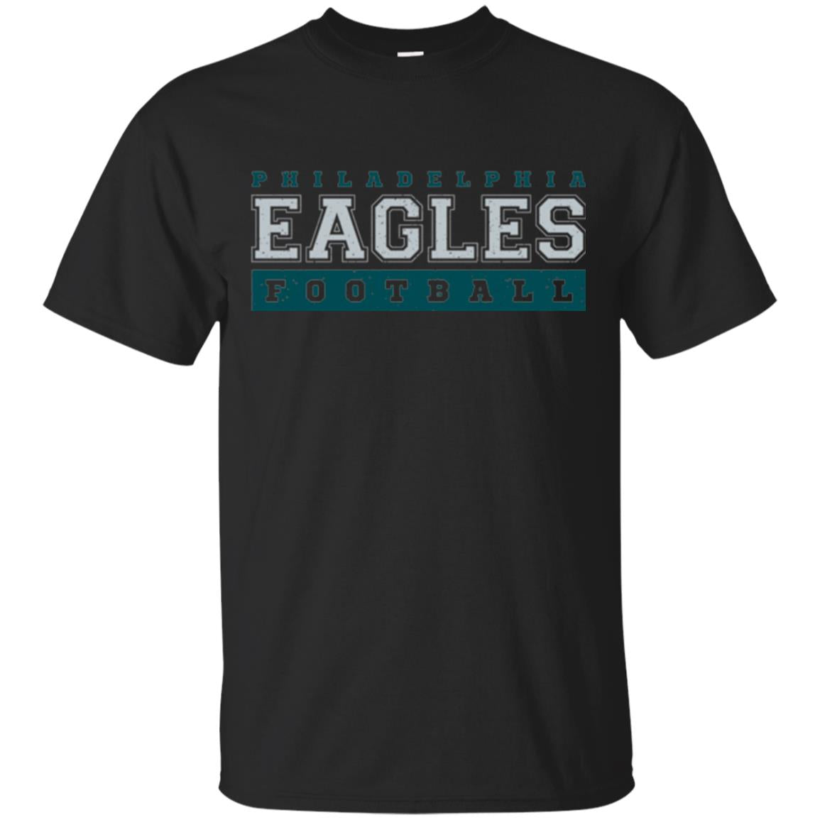 Football Lover T-shirt Philadelphia Football Fly Eagles Fly Collegiate Black