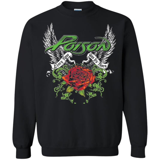 Poison Thorns Wings T-shirt Black
