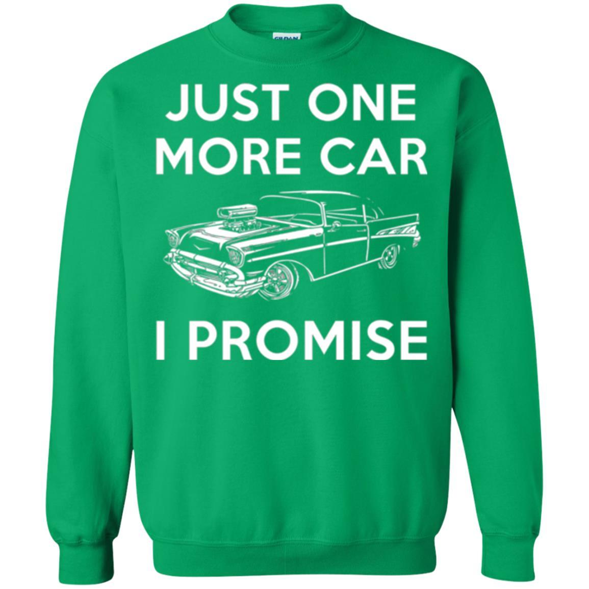 Car Lover T-shirt Just One More Car Irish Green