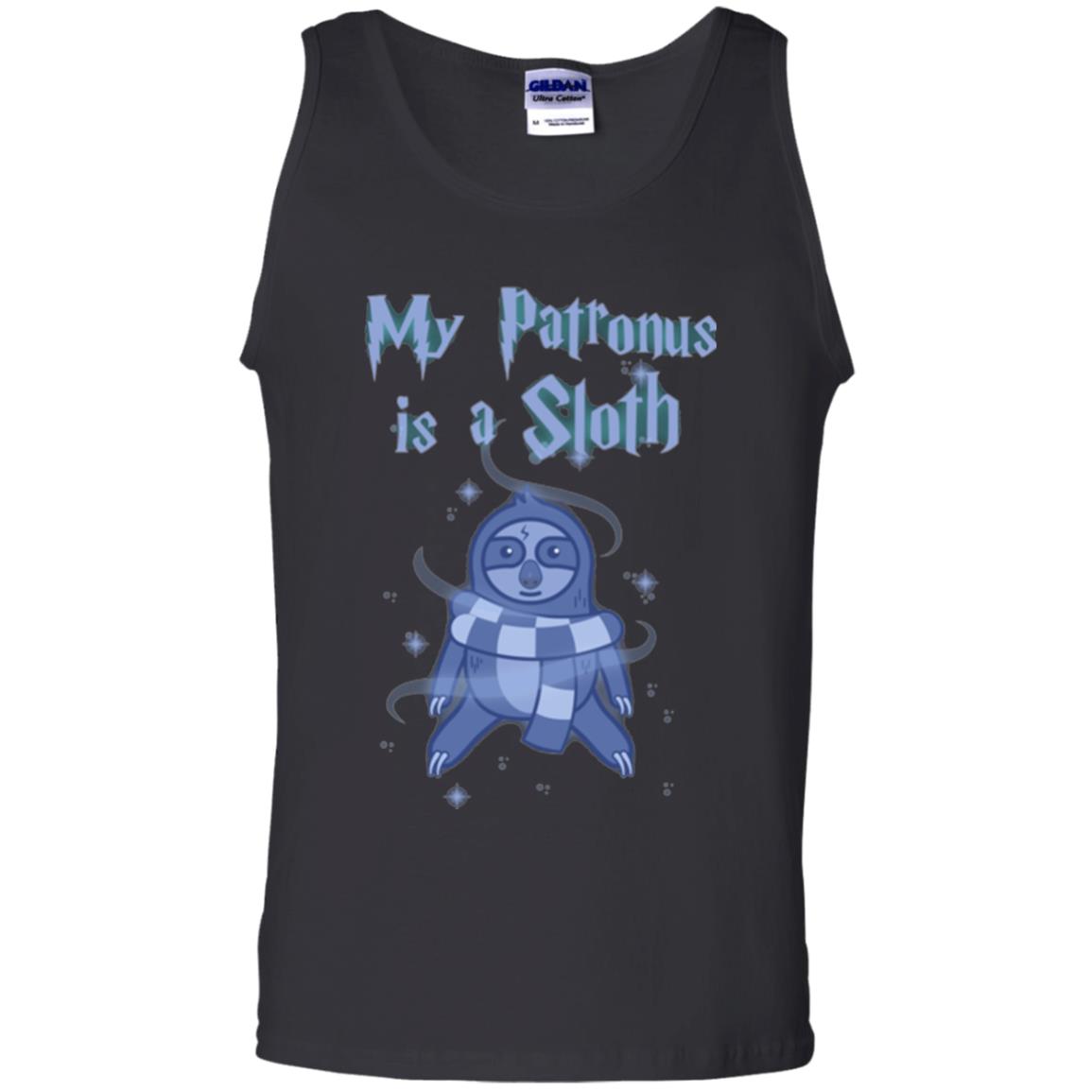 Sloth T-shirt My Patronus Is A Sloth Black