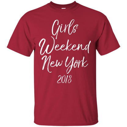 Girls Weekend New York 2018 T-shirt Cardinal