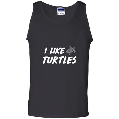 Turtle Lover T-shirt I Like Turtles Black