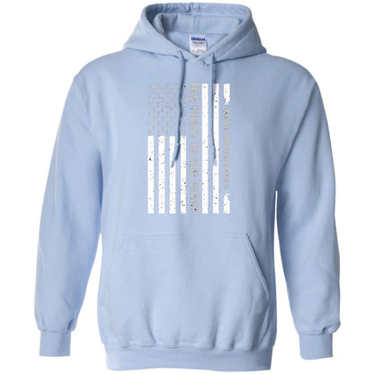 Brain Awareness His Fight Is My Fight Grey Ribbon Stars Flag Of Usa Shirt Light Blue
