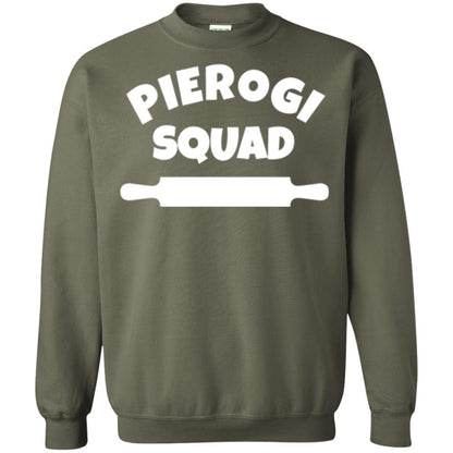 Christmas T-shirt Pierogi Polish Dumpling T-shirt Military Green