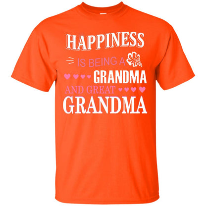 Happiness Is Being A Grandma And Great Grandma Orange