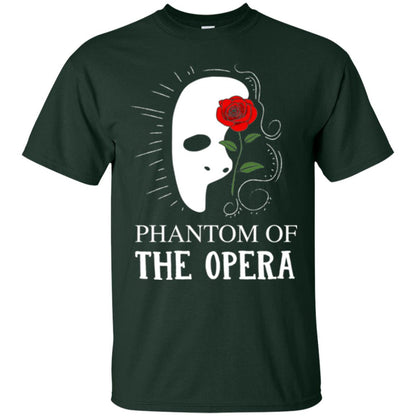 Phantom And The Opera Roses T-shirt Forest Green