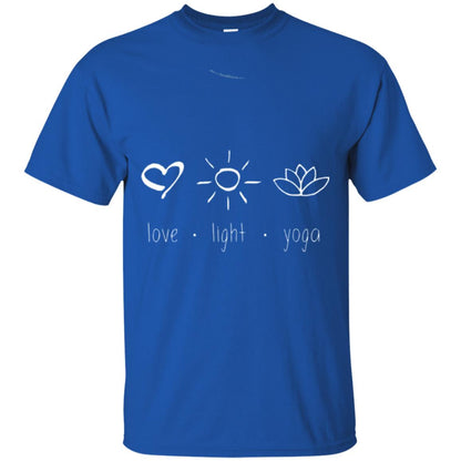 Yoga Lovers T-shirt Love Light Yoga Royal