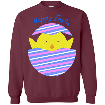 Easter Shirt Happy Easter Maroon