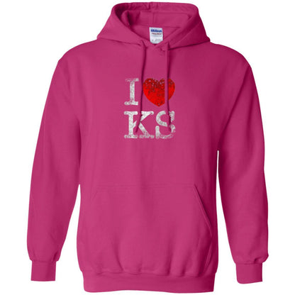I Love Kansas T-shirt Heliconia