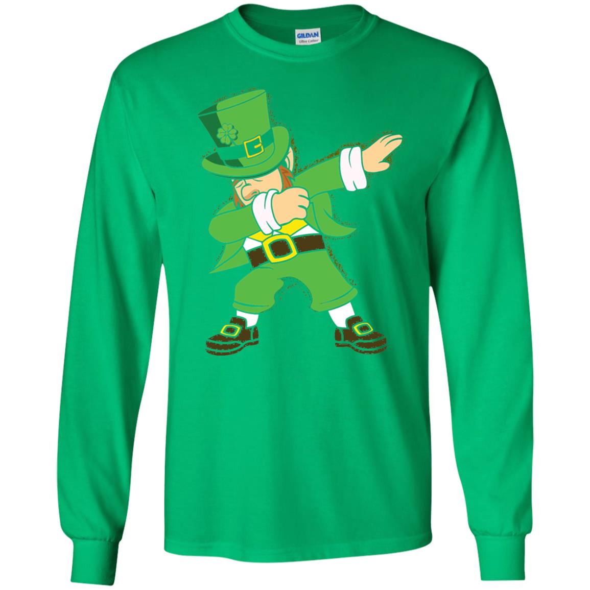 Dabbing Leprechaun Irish Dab Dance St Patrick_s Day T-shirt Irish Green