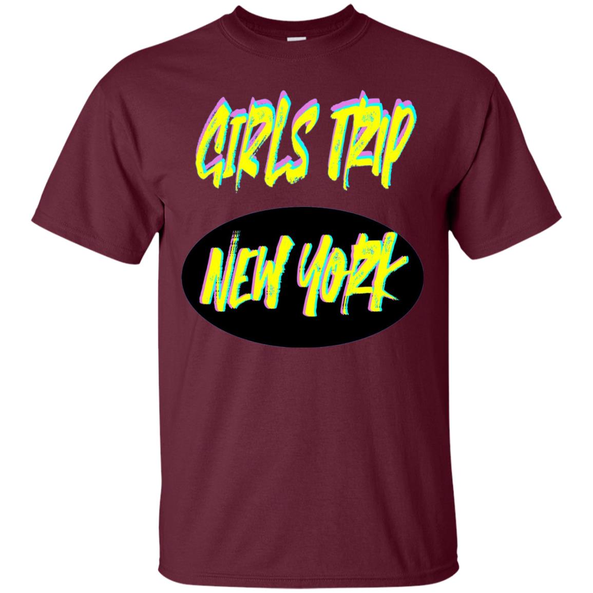Girls Trip New York T-shirt Maroon