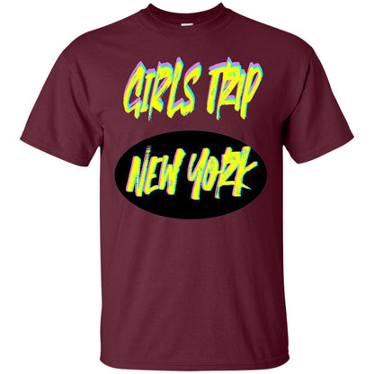 Girls Trip New York T-shirt Maroon