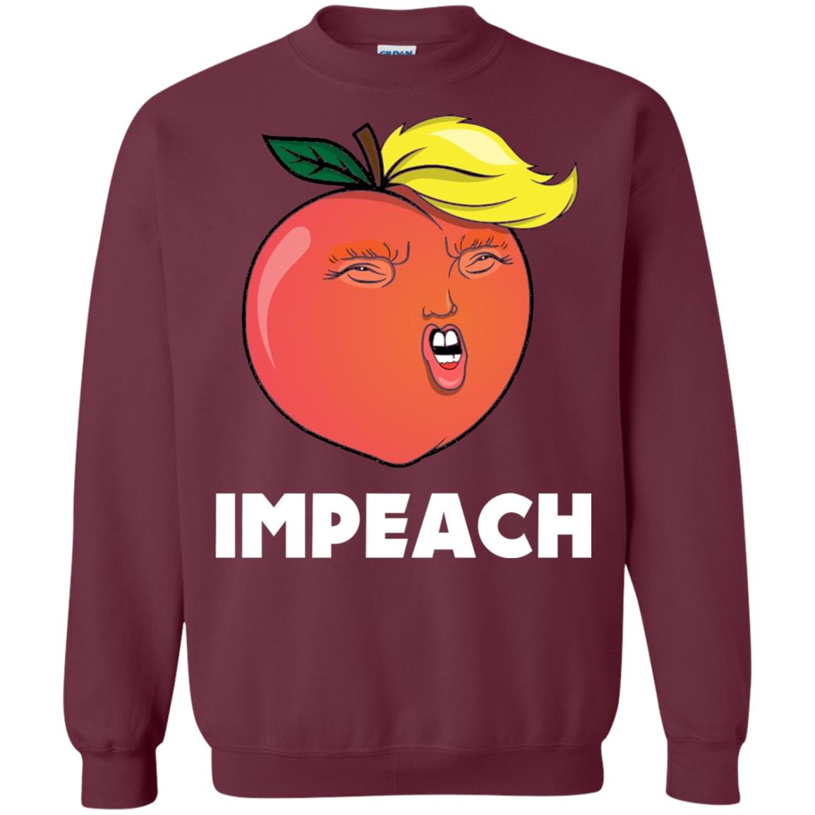 Anti Trump T-shirt Funny Trump Impeachment Maroon