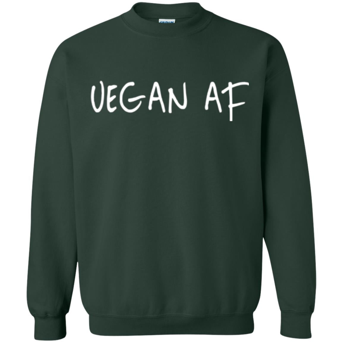 Funny Vegan Af T-shirt Forest Green