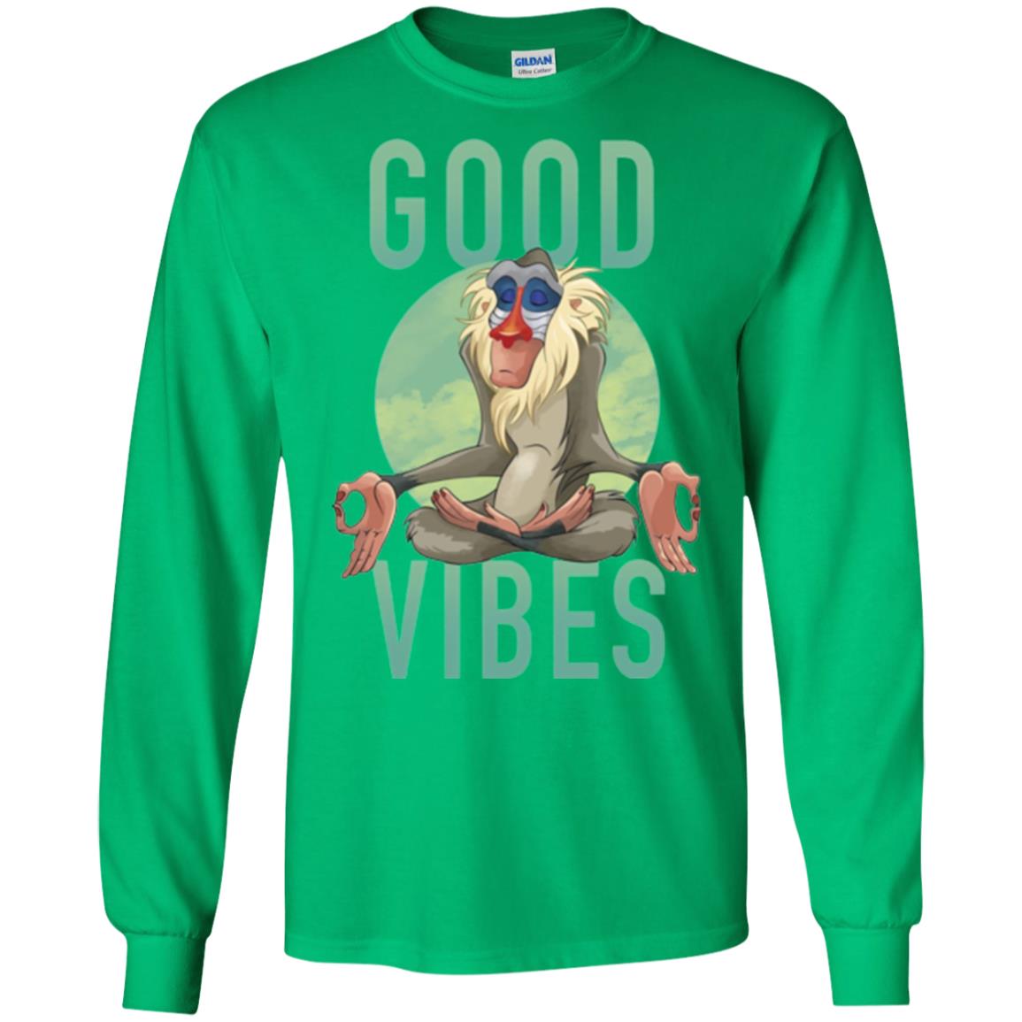 Rafiki Meditate Good Vibes T-shirt Irish Green