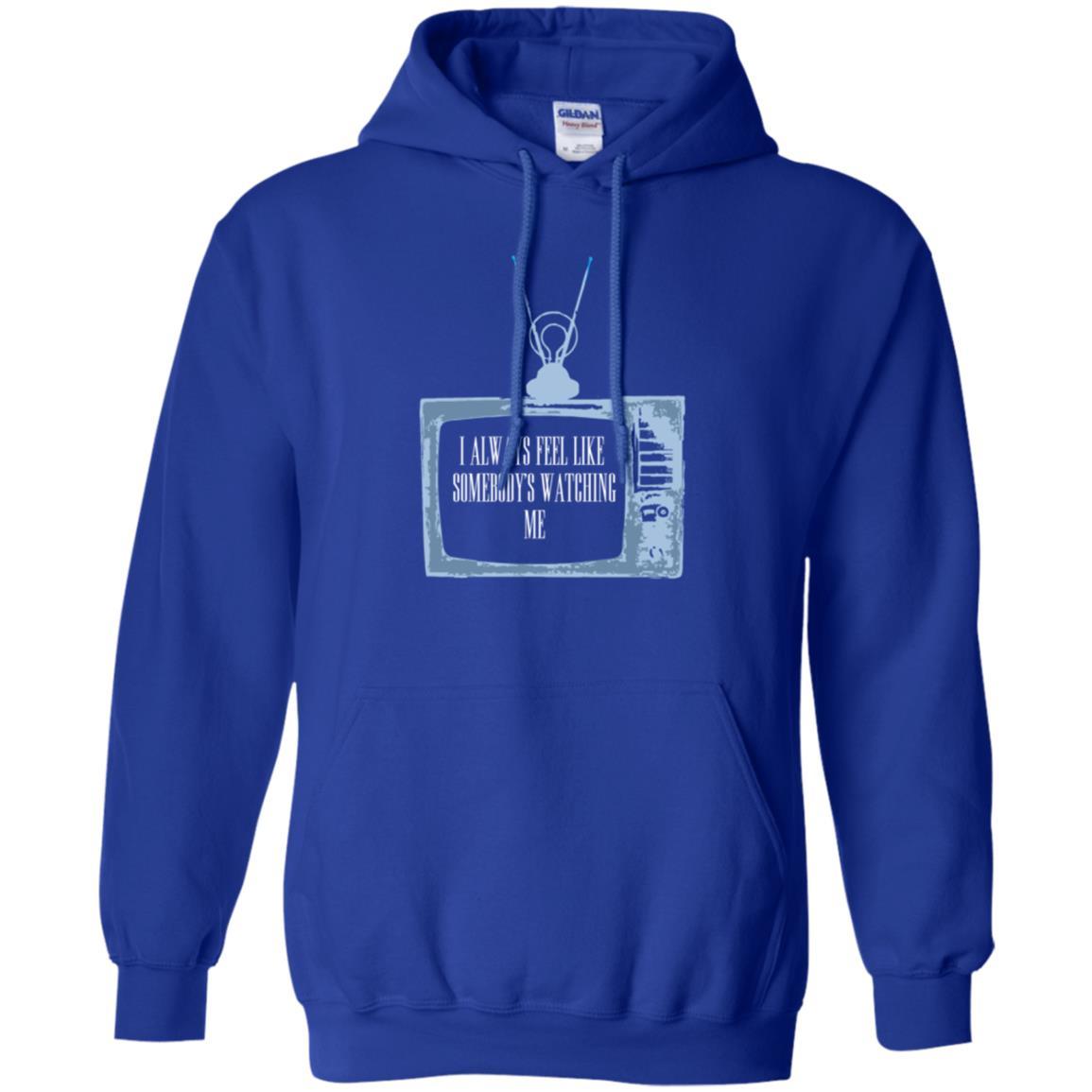 I Always Feel Like Somebody's Watching Me T-shirt Royal