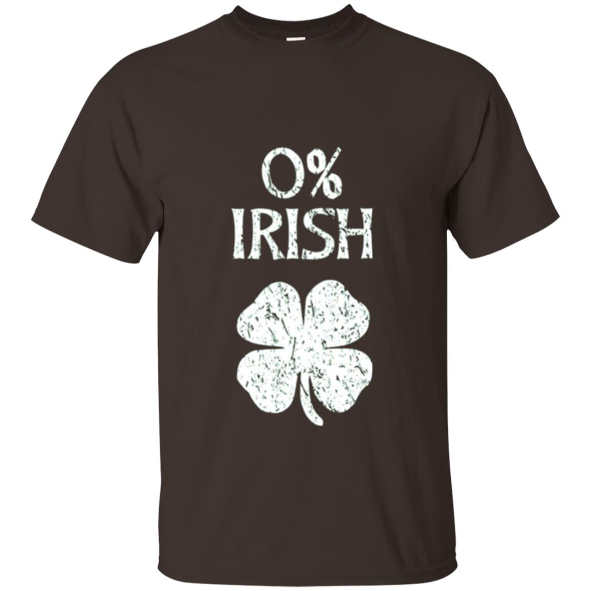 St. Patrick Day T-shirt Shamrocks 0_ Irish Vintage Dark Chocolate