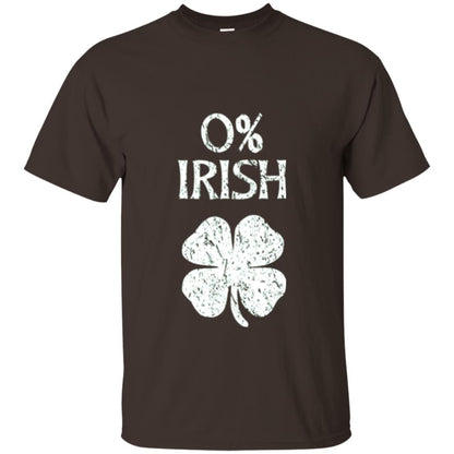 St. Patrick Day T-shirt Shamrocks 0_ Irish Vintage Dark Chocolate