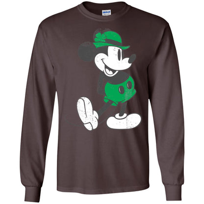 Mickey Mouse St. Patrick_s Day T-shirt Dark Chocolate