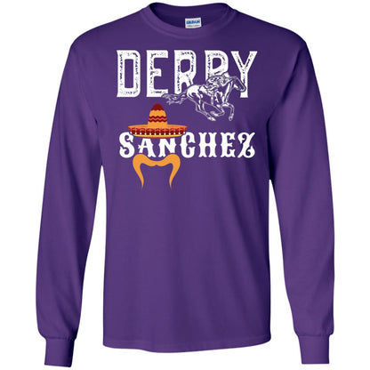 Derby Sanchez When Cinco De Mayo Derby Collide Shirt Purple
