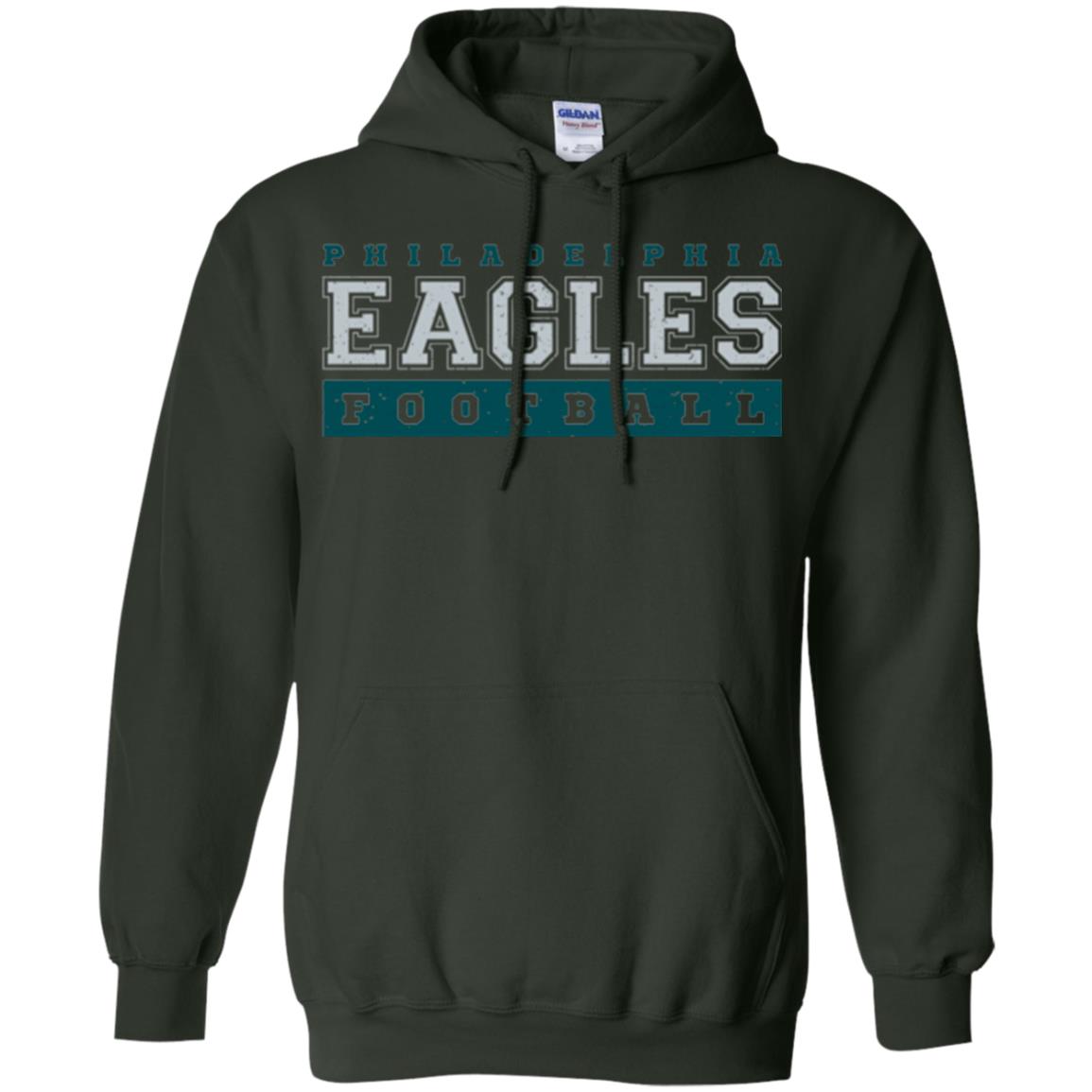 Football Lover T-shirt Philadelphia Football Fly Eagles Fly Collegiate Forest Green