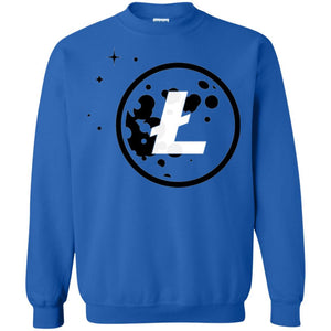 Litecoin Moon Logo Cryptocurrency T-shirt