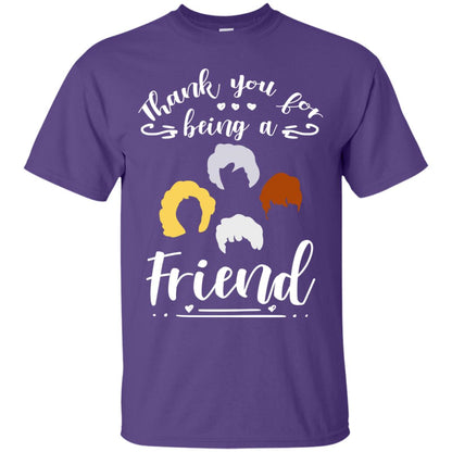 Thank You For Being A Friend Shirt Purple