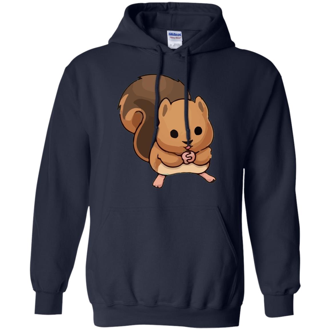 Cute Squirrel Graphic T-shirt Navy