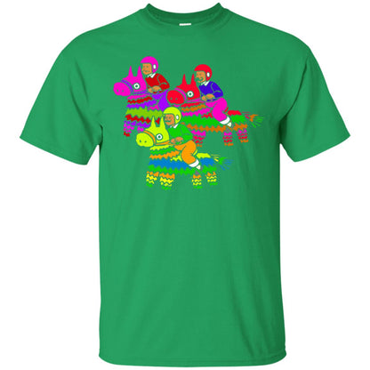 Cinco De Derby Pinata Jockeys Horse Race T-shirt Irish Green