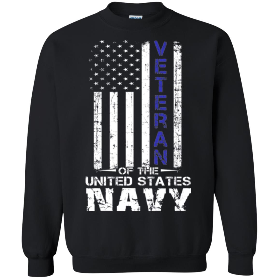 Us Navy Veteran T-shirt Black