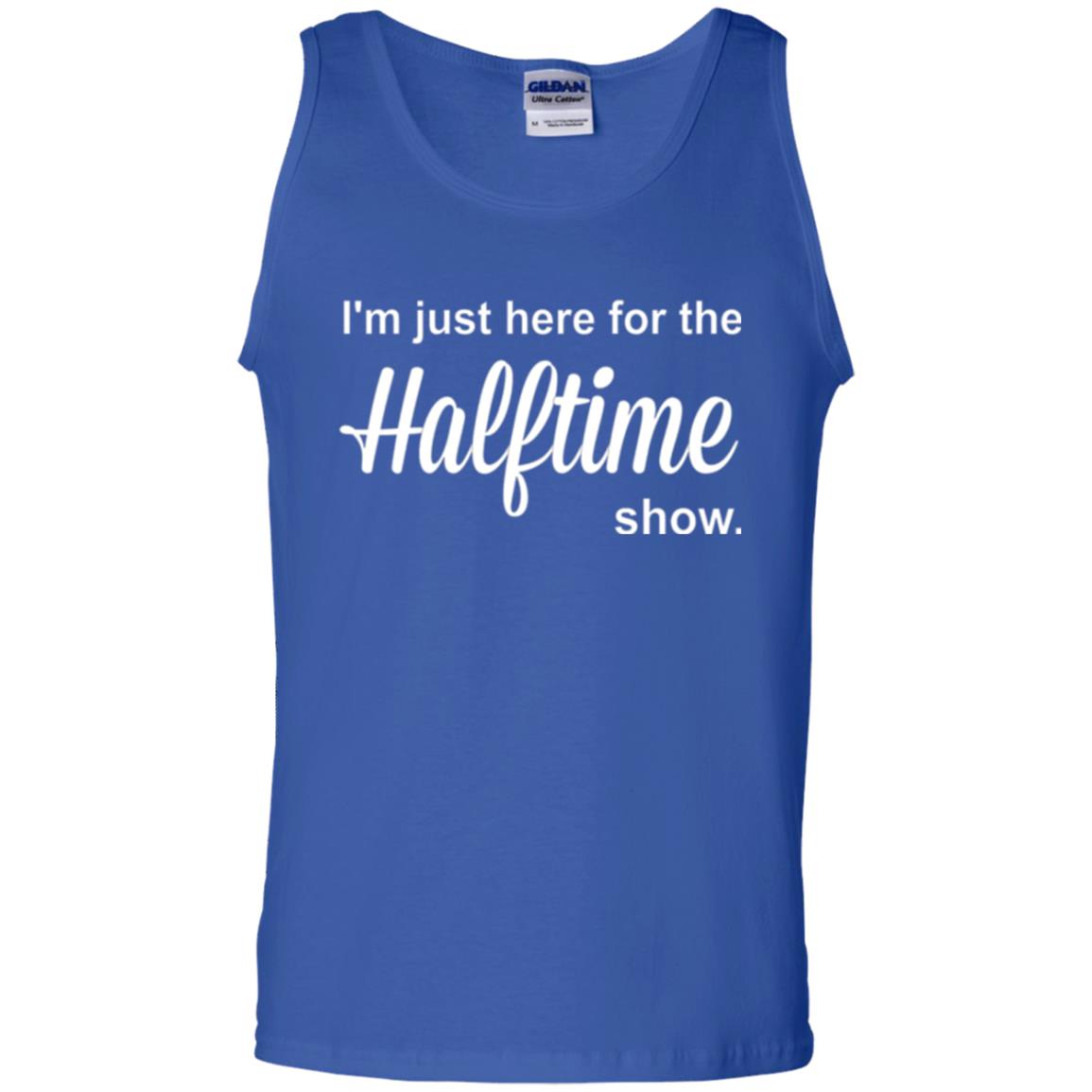 Marching Band T-shirt I_m Just Here For The Halftime Show Royal