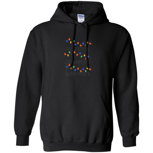 Christmas T-shirt Fairy Lights Black