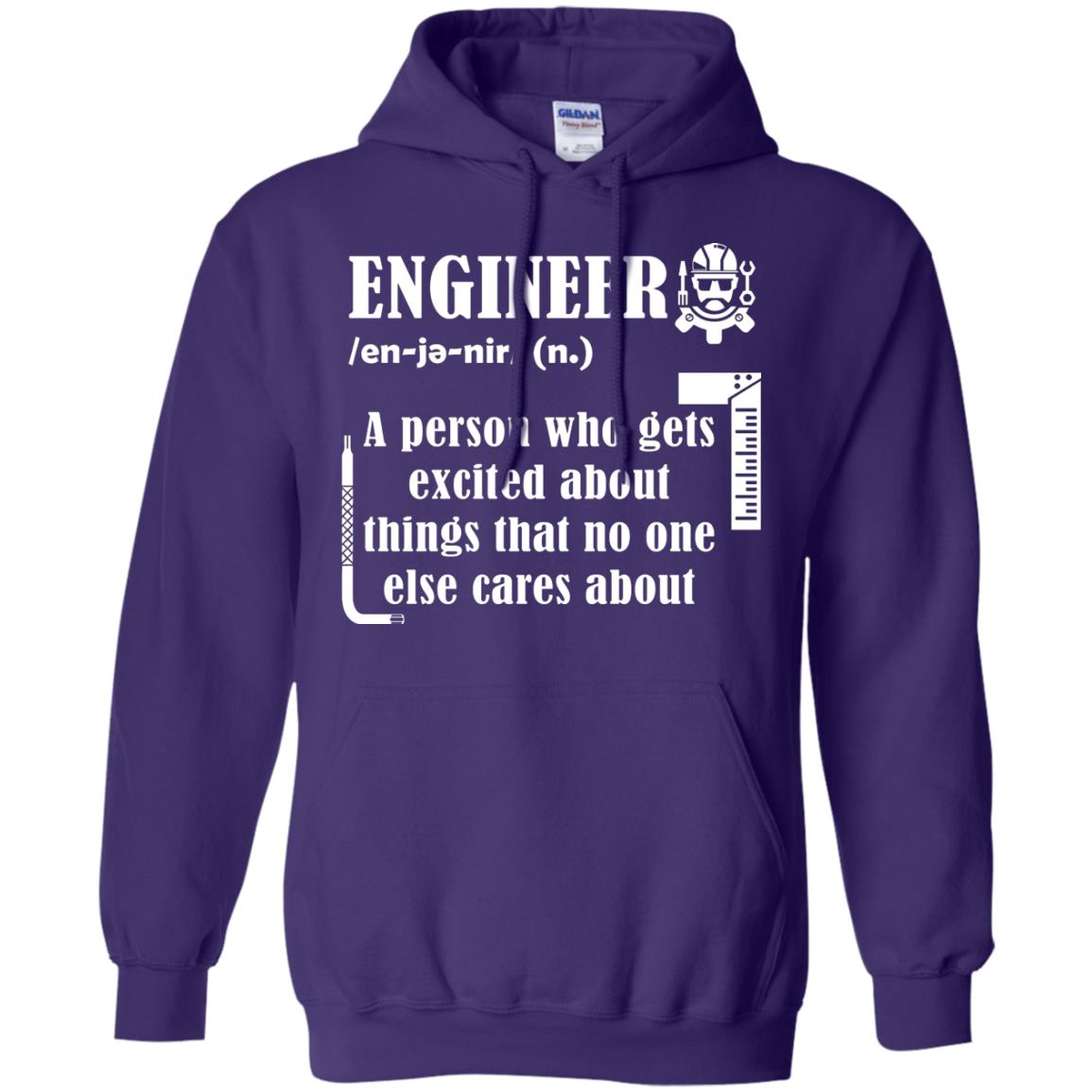 Engineer T-shirt A Person Who Gets Excited About Purple