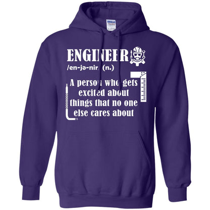 Engineer T-shirt A Person Who Gets Excited About Purple