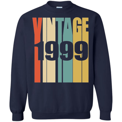 Brithday T-shirt Retro Vintage 1999 Navy