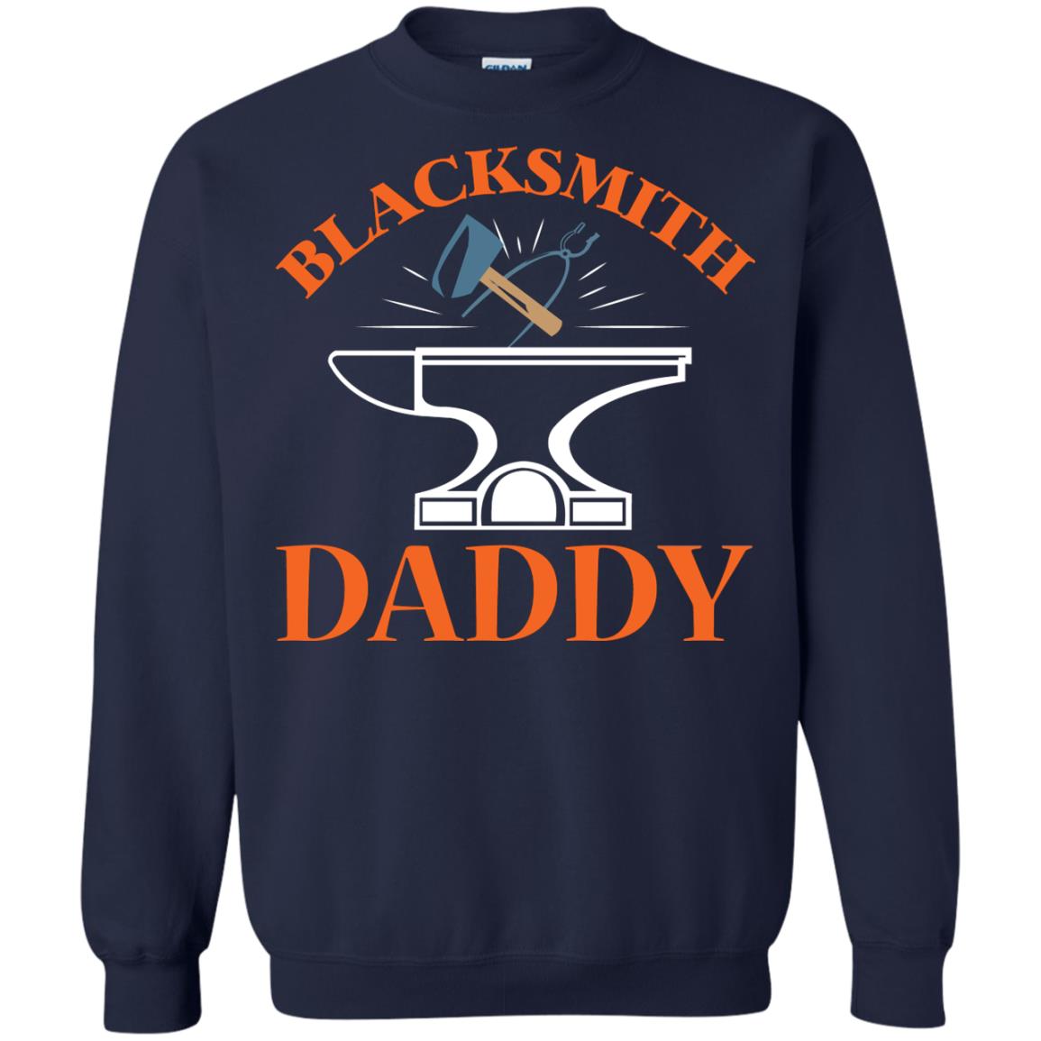 Blacksmith Daddy Happy Father's Day Shirt Navy