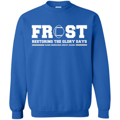 Football T-shirt Scott Frost 2018 Make Nebraska Royal