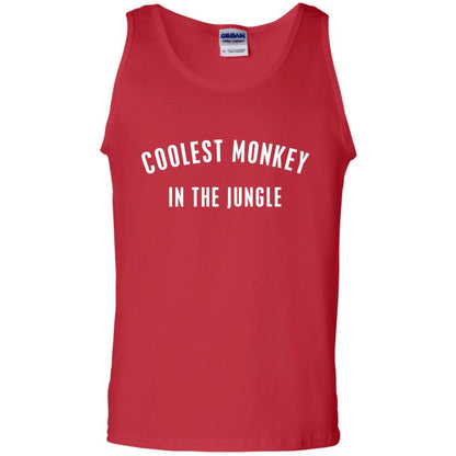Monkey T-shirt Coolest Monkey In The Jungle Red