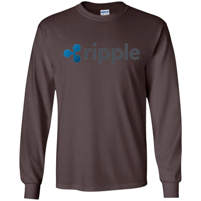 Xrp Ripple Logo T-shirt Dark Chocolate