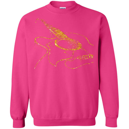 Guitar Gold Guitarist Gift Shirt For Mens Or Womens Heliconia