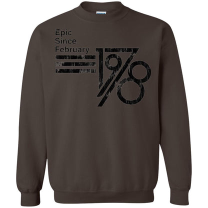 Epic Since February 1978 Birthday Gift T-shirt Dark Chocolate
