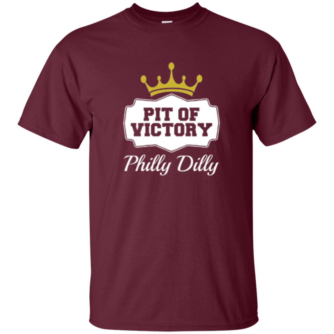 Football Lover T-shirt Philly Dilly Pit Of Victory T-shirt Maroon