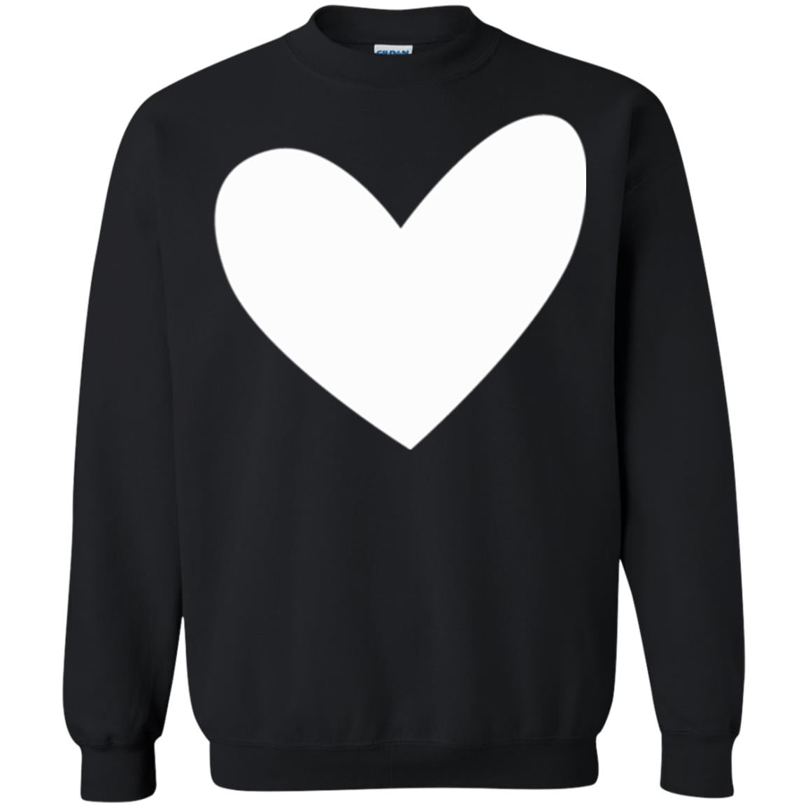 All About Heart T-shirt Cute Heart For Valentine Black