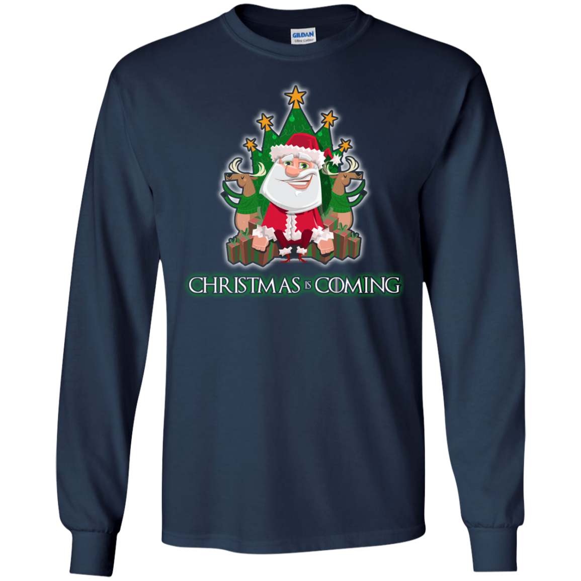 Christmas Is Coming T-shirt Navy