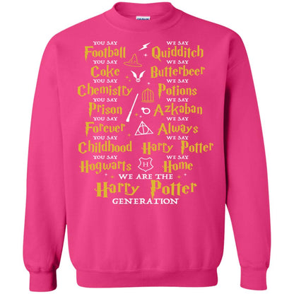 We Are The Harry Potter Generation Movie Fan T-shirt Heliconia