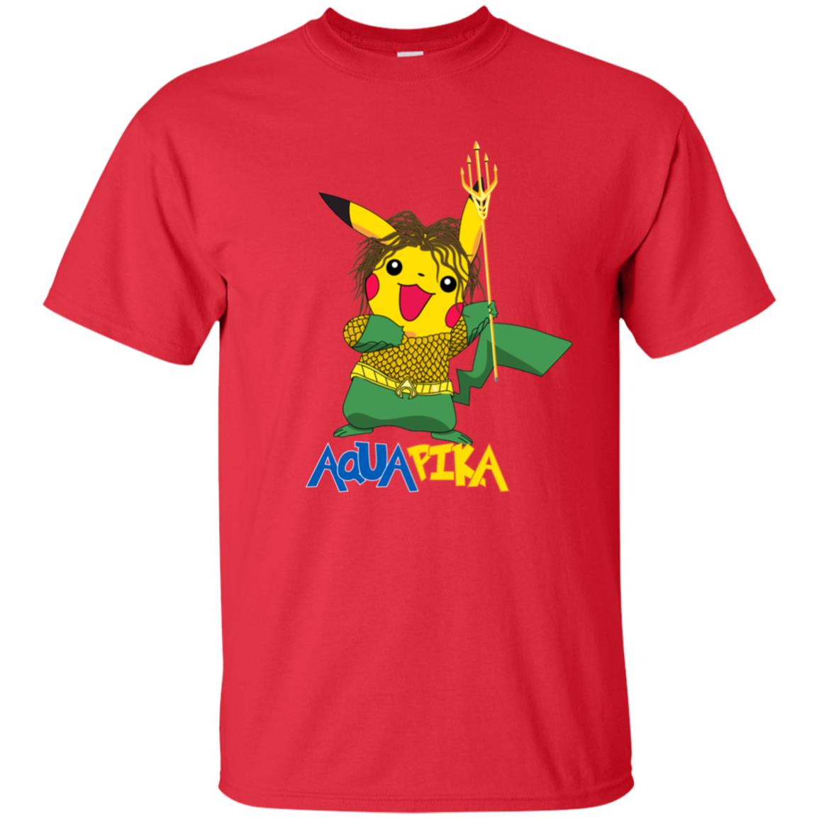 Aquapika Aquaman Piakachu Fan Shirt Red