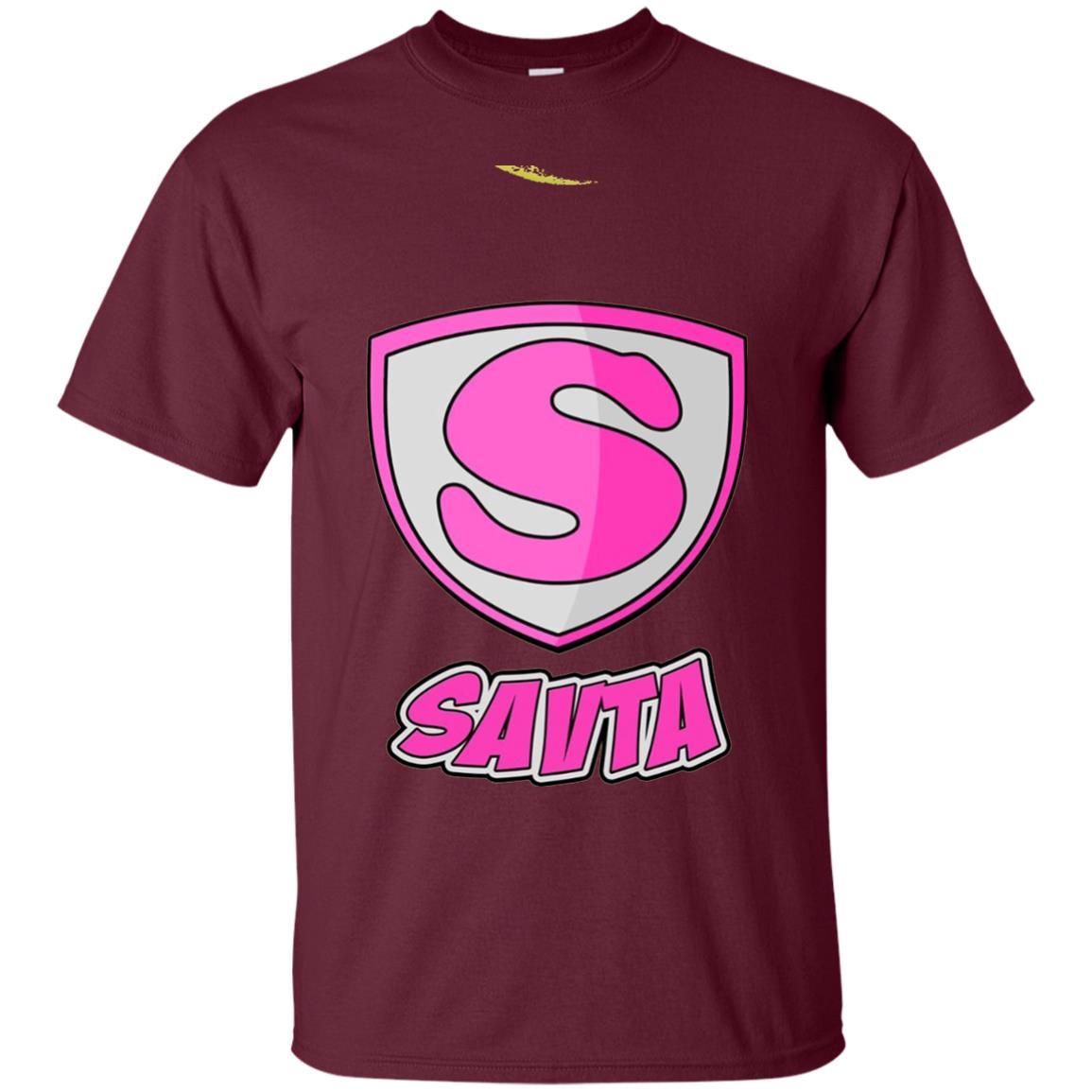 Savta Superhero Mother_s Day Super T-shirt Maroon